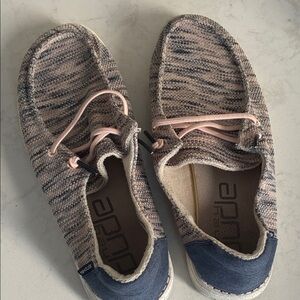 Hey Dude Multicolor Knit Loafers